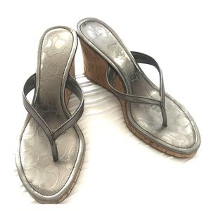 Coach Lannie Cork wedge Sandals